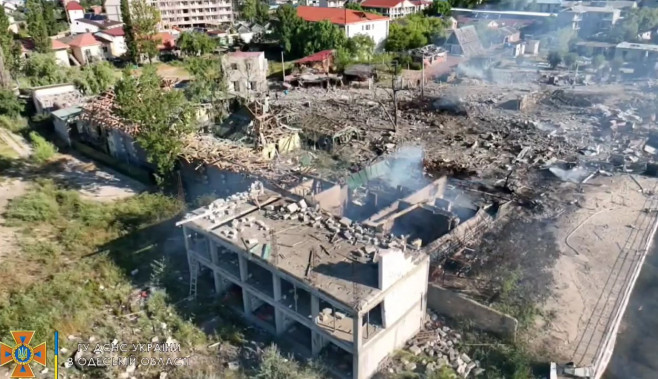 Russian Missile Strikes Devastate Odessa Resort Village