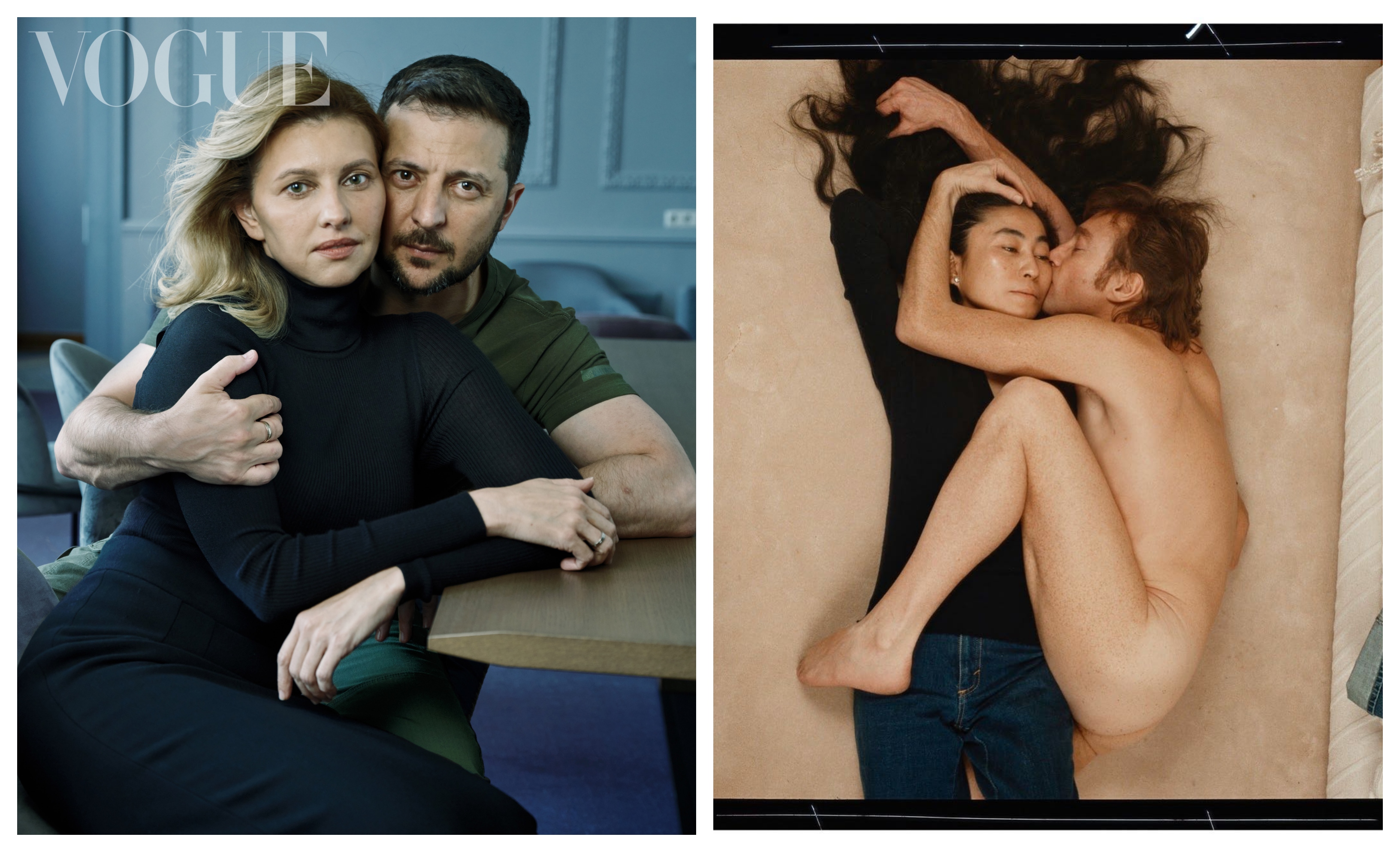 Soții Zelenski, fotografiați de Annie Leibovitz, autoarea uneia dintre cele mai celebre coperți de revistă din istorie