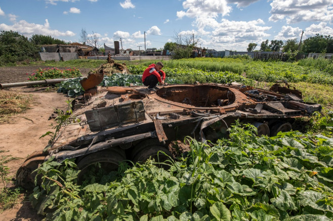 Daily Life In Velyka Dymerka Village Near Kyiv, As Russians Continue War In Ukraine - 22 Jul 2022