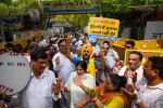 AAP Protest Near BJP Headquarters In Delhi Over Gujarat Liquor Tragedy, New Delhi, DLI, India - 27 Jul 2022