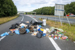 Roads Closed in Several Provinces Due to Actions on and Around A7, Abbekerk, The Netherlands - 28 Jul 2022