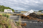 Roads Closed in Several Provinces Due to Actions on and Around A7, Abbekerk, The Netherlands - 28 Jul 2022