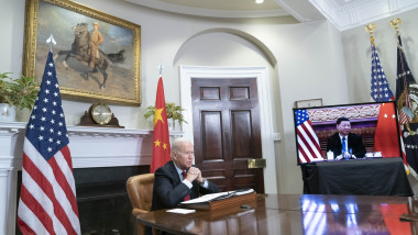 Videoconferință a lui Joe Biden cu Xi Jinping