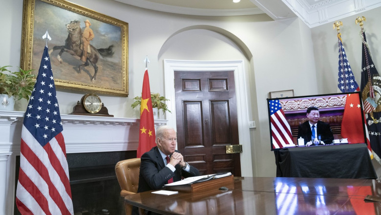 Videoconferință a lui Joe Biden cu Xi Jinping