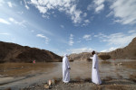 Inundații puternice au lovit Emiratele Arabe Unite, o țară unde aproximativ 65% din suprafață este acoperită de deșert. Foto-Profimedia (10)
