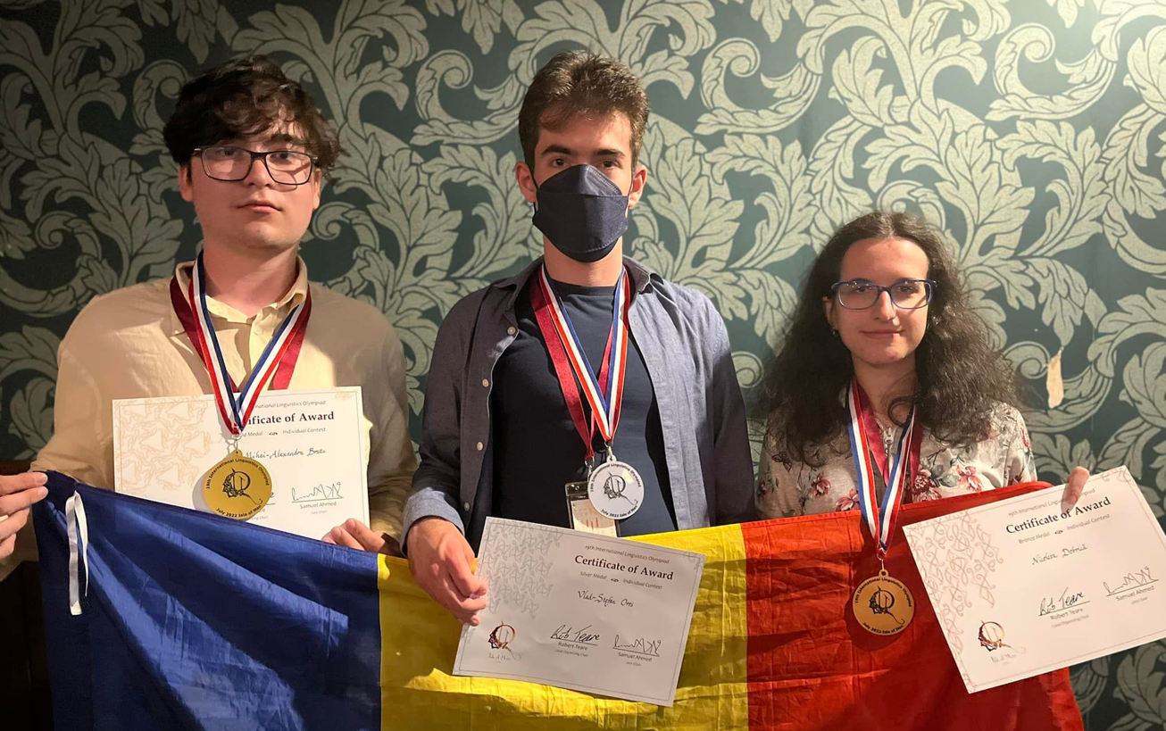 Medalii de aur, argint și bronz pentru lotul României la Olimpiada Internațională de Lingvistică