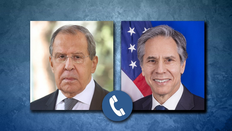 combo serghei lavrov si antony blinken cu semn de telefon