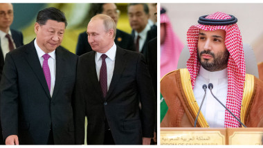 Xi Jinping, Vladimir Putin și Mohammad bin Salman