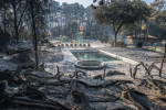 Campsites Destroyed As Wildfires Rage - South West France