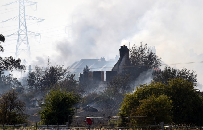 Londra incendiu caniculă