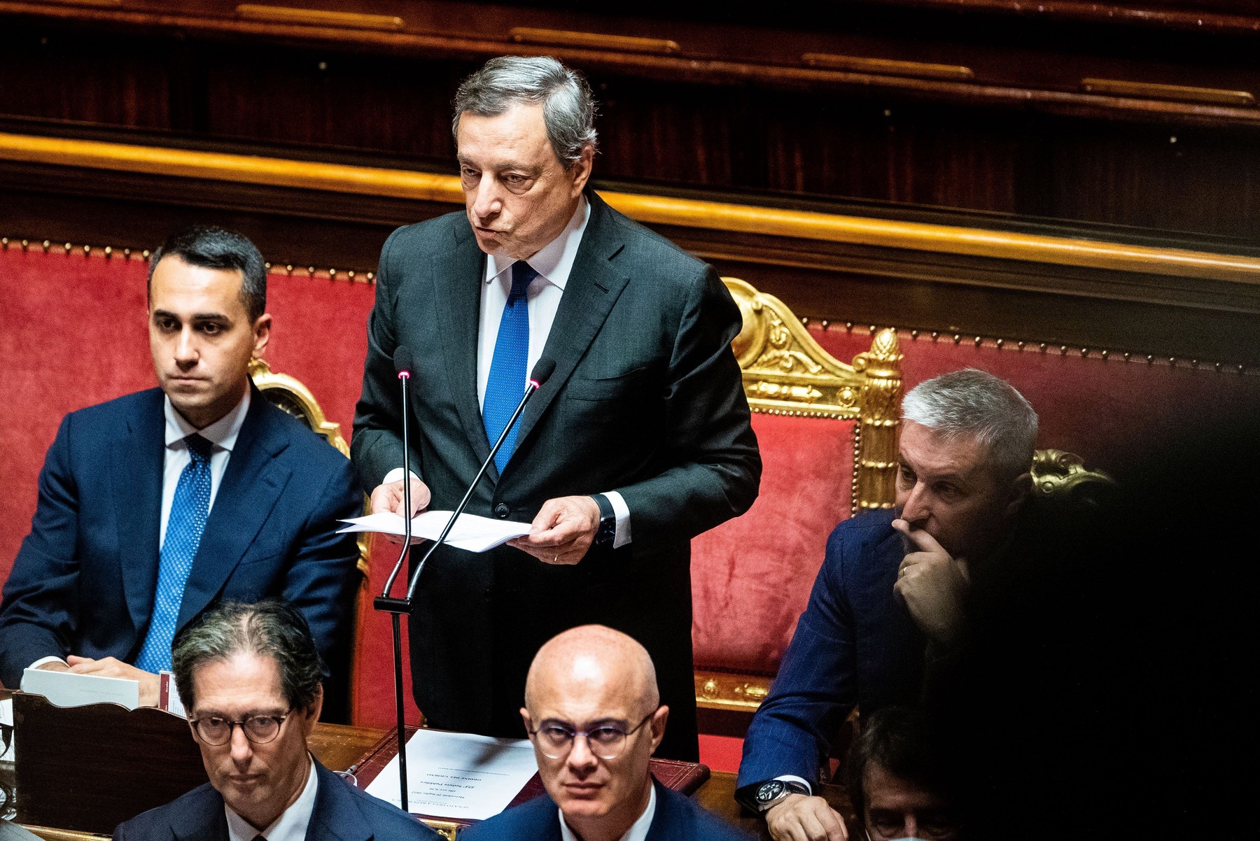 Mario Draghi e nevoit să-și prezinte pentru a doua oară în curs de o săptămână demisia din funcția de premier al Italiei