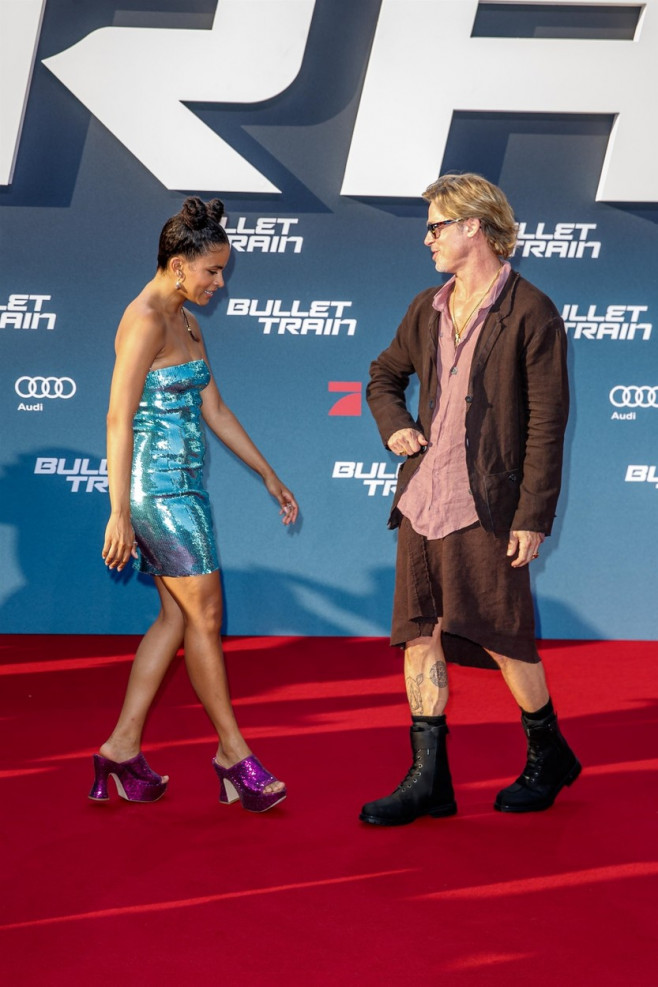 "Bullet Train" Cast attends the Red Carpet of the Screening In Berlin.