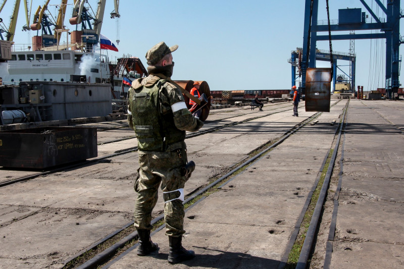 Mariupol Ucraina port ocupat de Rusia