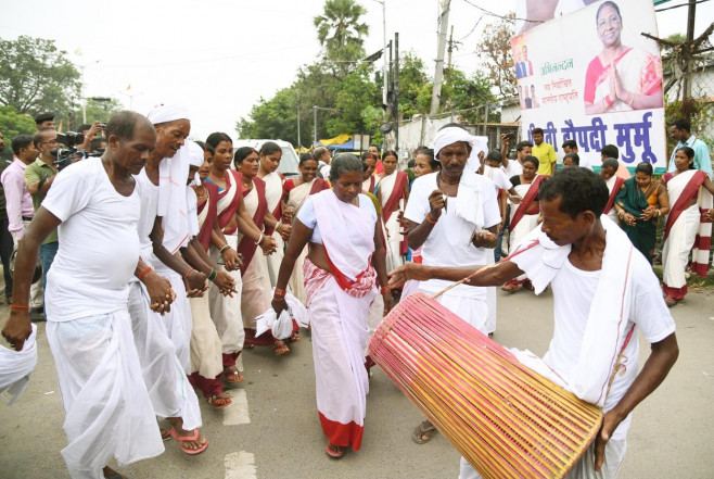 Celebrations On Election Of Droupadi Murmu As Next President, India - 21 Jul 2022