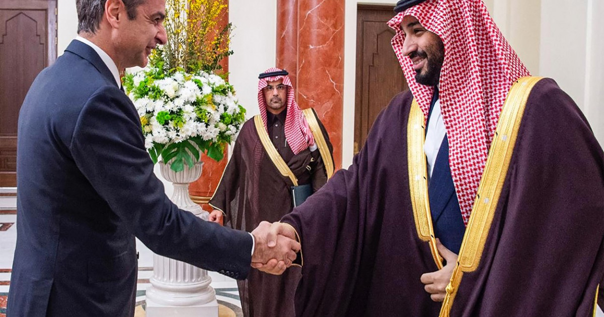 Ο διάδοχος της Σαουδικής Αραβίας επισκέπτεται την Ελλάδα.  Θα υπογράψει συμφωνίες στον τομέα της ενέργειας και των τηλεπικοινωνιών