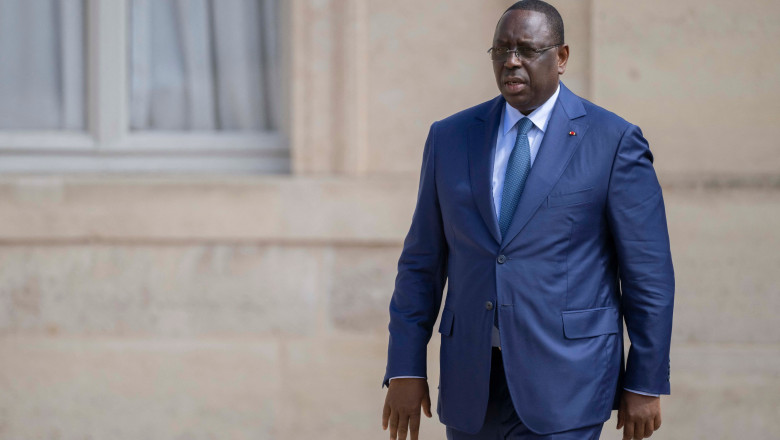 President Macron Welcomes Senegalese President Sall - Paris