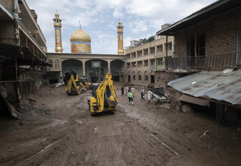 Imamzadeh Davood Holy Shrine After Flash Floods, Tehran, Iran - 29 Jul 2022