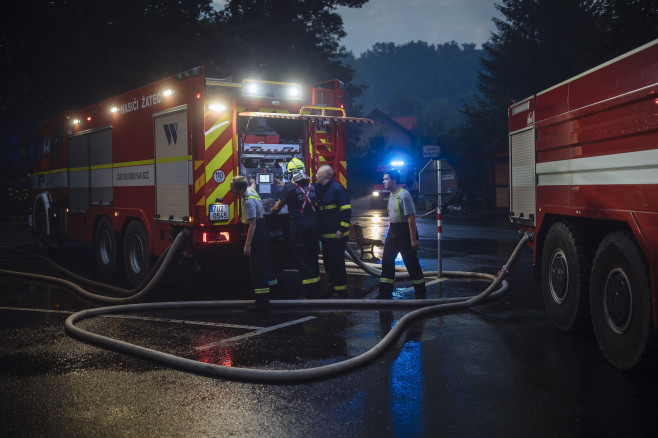 POŽÁR ČESKÉ ŠVÝČARSKO HŘENSKO HASIČI LESNÍ POŽÁR