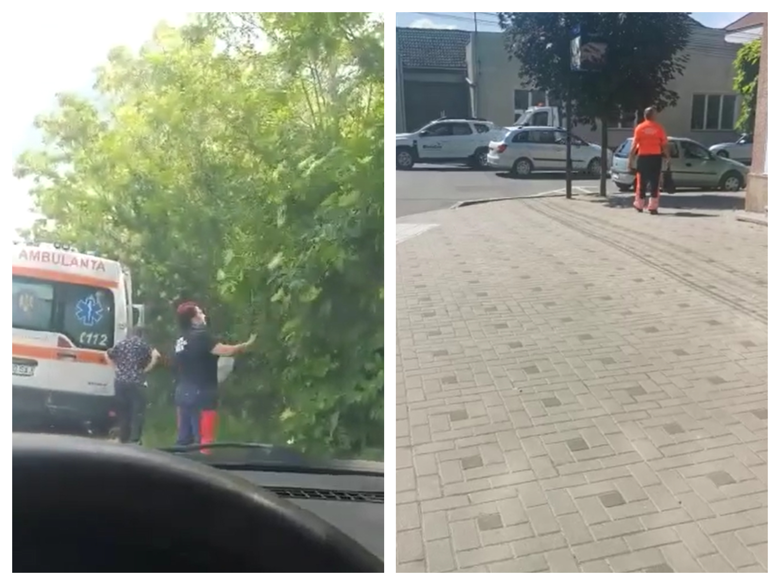 Doi angajați de la Ambulanța Bihor opresc mașina cu pacienți ca să meargă la cumpărături și să culeagă soc. Reacția managerului