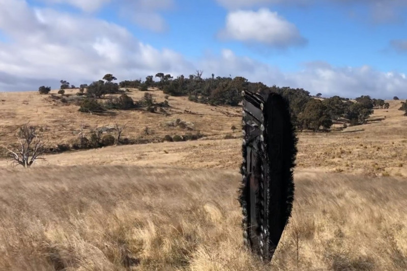 Fragment carbonizat desprins dintr-o rachetă a companiei SpaceX, descoperit într-un ţarc pentru oi