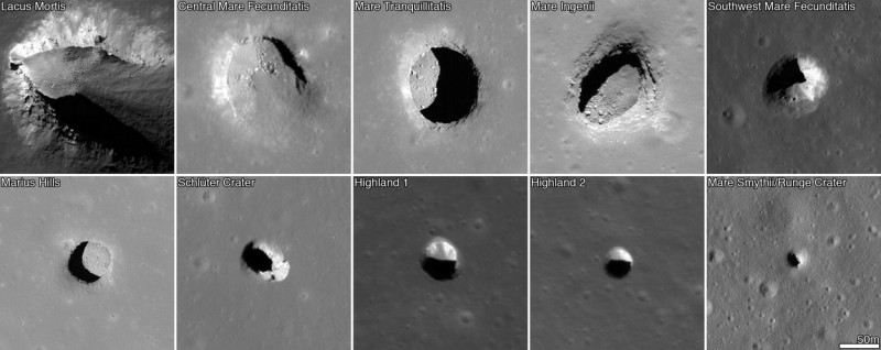 Lună cratere