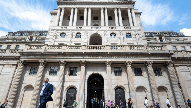Bank of England raises base rate, LONDON, UK - 04 Aug 2022