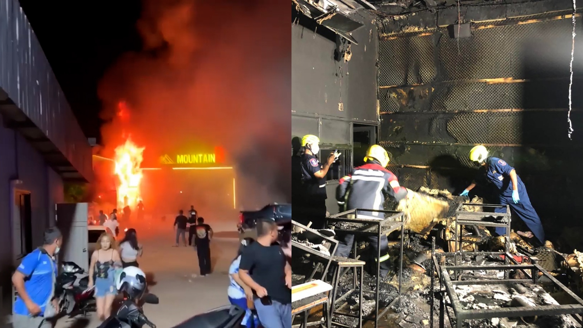 Cel puţin 13 morţi şi zeci de răniţi într-un incendiu izbucnit în interiorul unui club din Thailanda