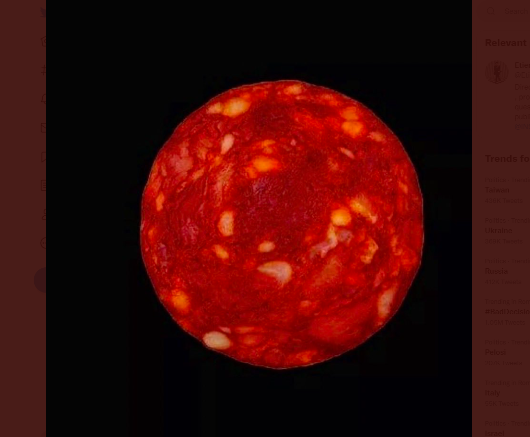 O fotografie a stelei Alpha Centauri era de fapt o poză cu o felie de chorizo. Cum și-a trolat un cercetător francez fanii pe Twitter