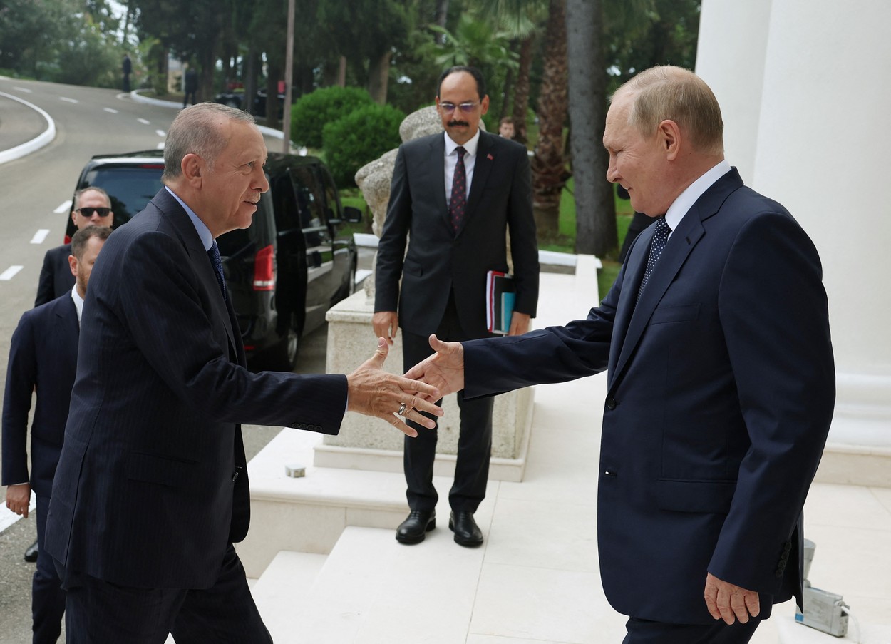 Erdogan a bătut palma cu Putin. Turcia va fi noul hub de gaze al Rusiei