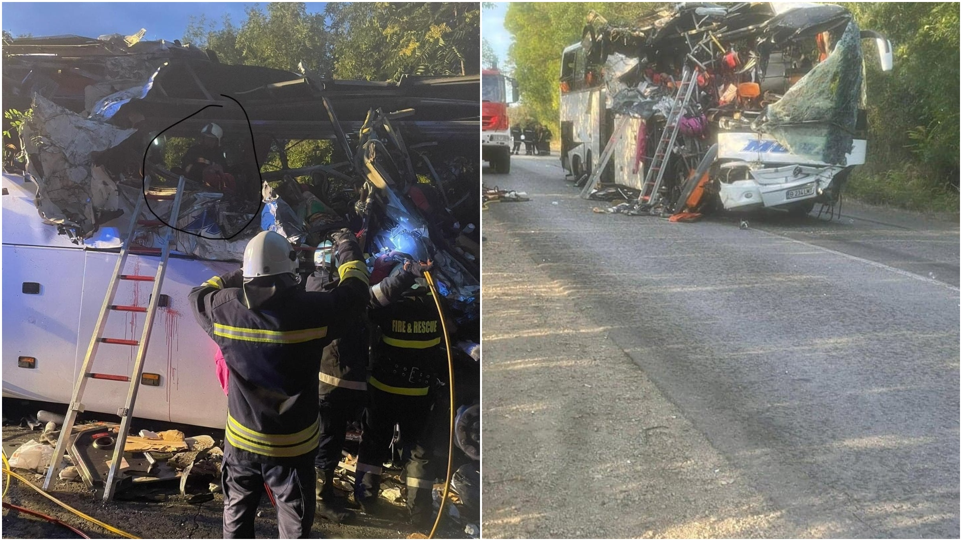 Un autocar românesc a fost zdrobit în Bulgaria. MAE: 3 români morți în accidentul rutier