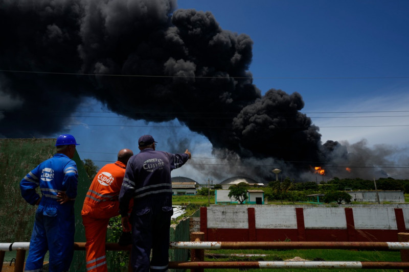 Cuba Oil Fire