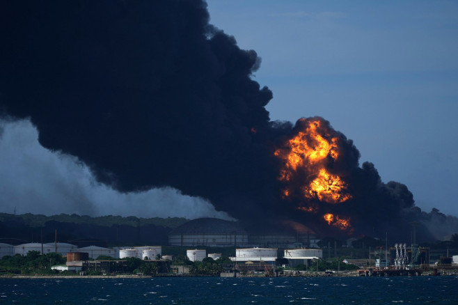 Cuba Oil Fire