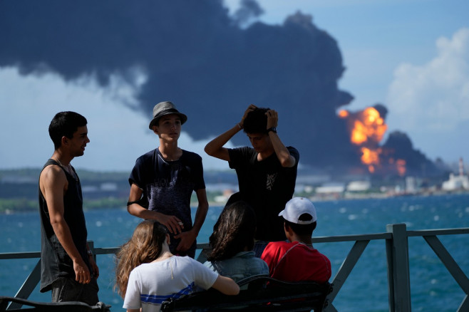 Cuba Oil Fire