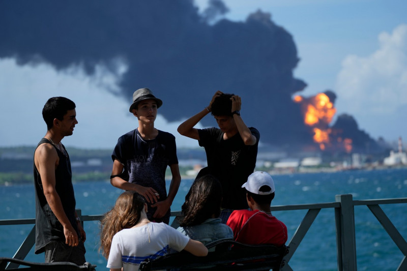 Cuba Oil Fire