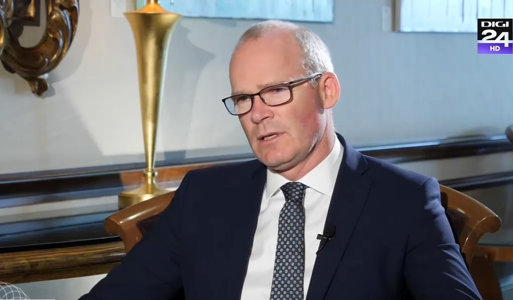Simon Coveney: Există o schimbare de influență în UE spre est, către țările care probabil înțeleg cel mai bine Rusia, precum România