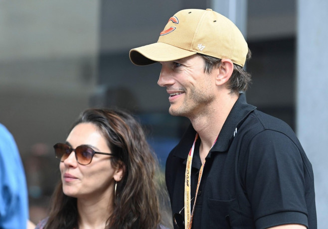 Ashton Kutcher cu Mila Kunis