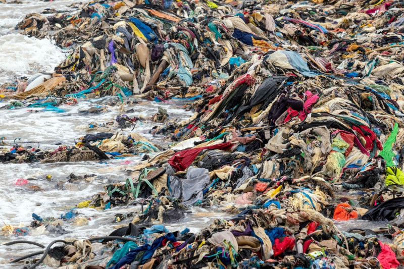 Fast Fashion Pollution, Accra, Ghana - 25 Jul 2022