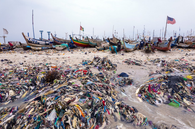 Fast Fashion Pollution, Accra, Ghana - 25 Jul 2022