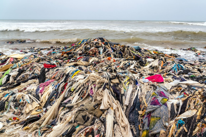 Fast Fashion Pollution, Accra, Ghana - 25 Jul 2022