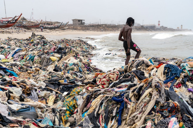 Fast Fashion Pollution, Accra, Ghana - 25 Jul 2022