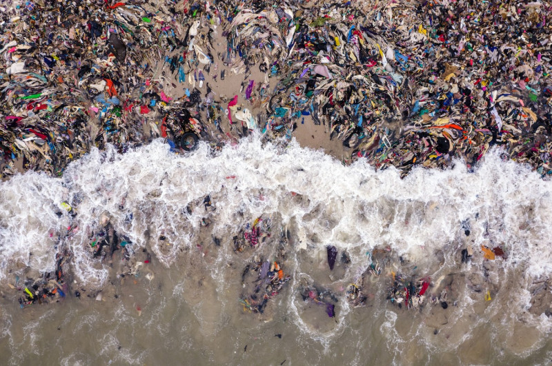 Fast Fashion Pollution, Accra, Ghana - 25 Jul 2022