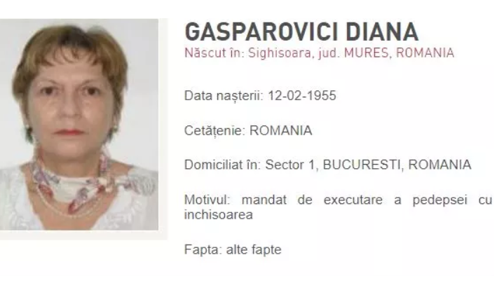 Diana Gasparovici, condamnată în dosarul "Trofeul calităţii" alături de Adrian Năstase, a scăpat de pedeapsă prin prescrierea faptei
