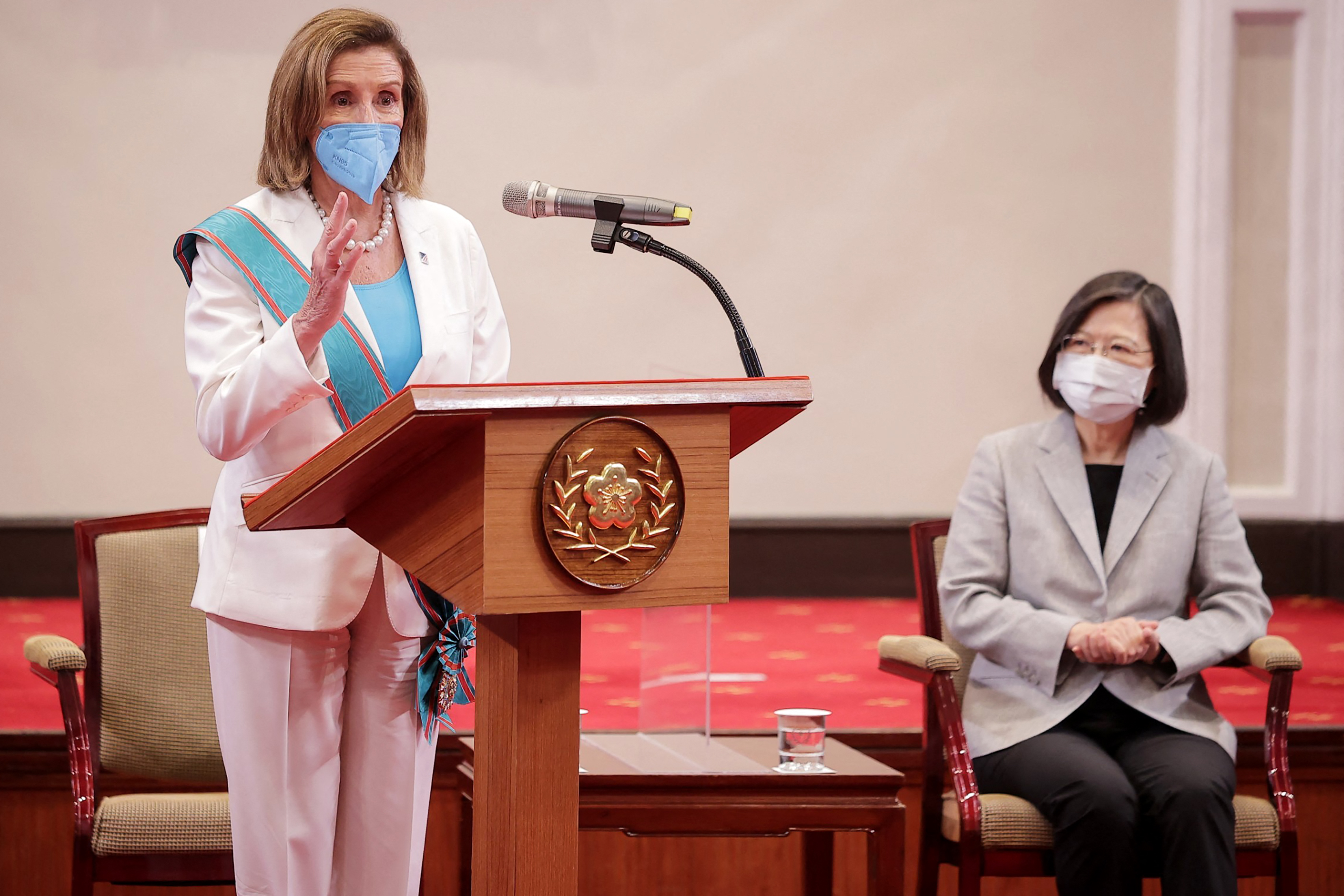 Nancy Pelosi, la Taipei: "SUA nu vor abandona Taiwanul". Președinta Tsai Ing-wen: "Ne susținem ferm suveranitatea"