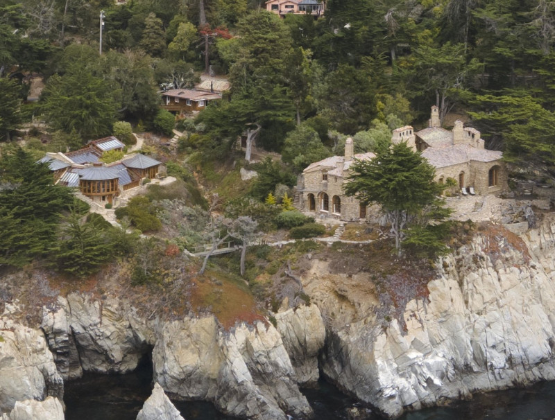 *EXCLUSIVE* Brad Pitt's new Carmel Highlands historic cliff top mansion