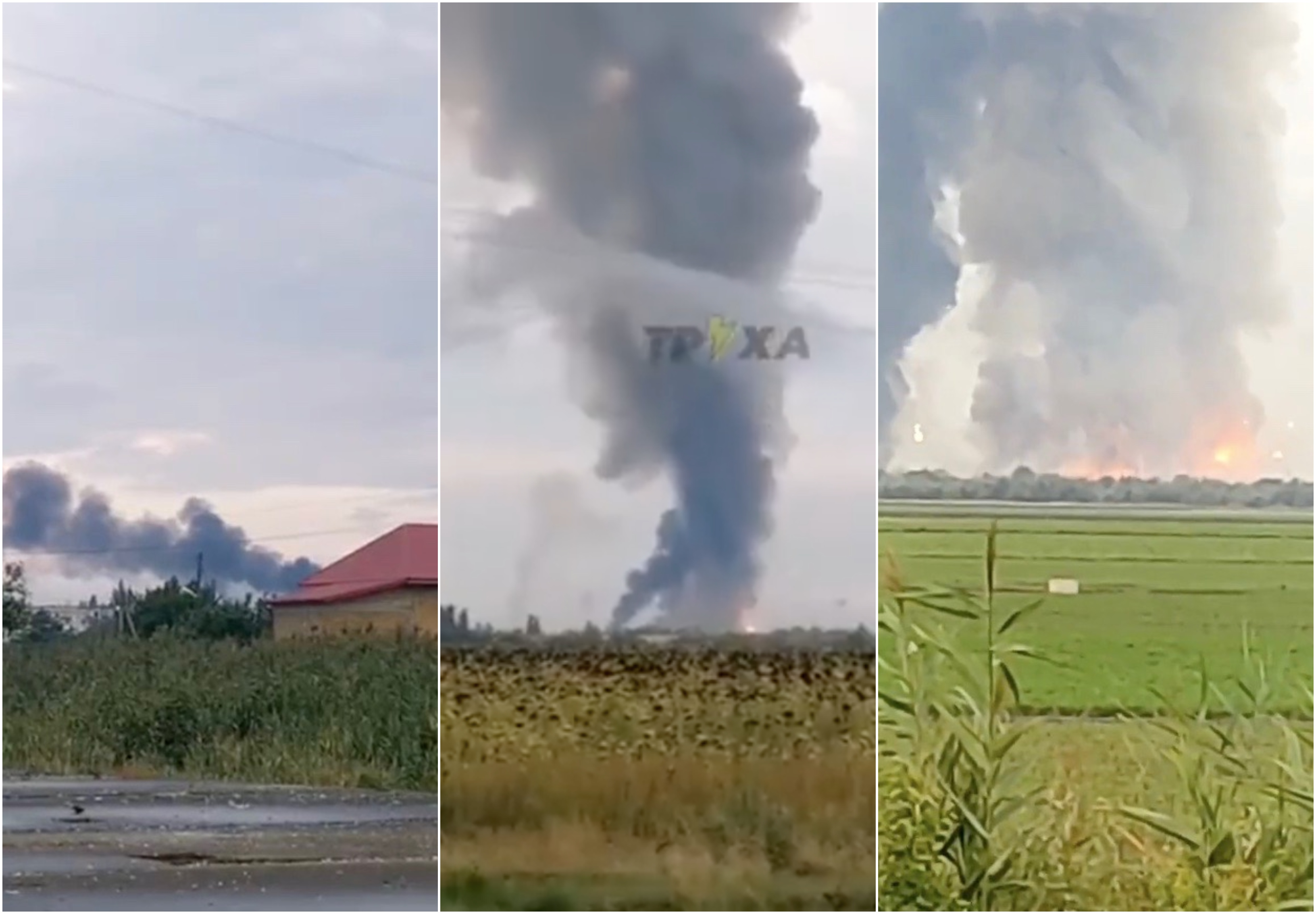 Noi explozii în Crimeea. O bază militară ar fi fost atacată cu drone. Rușii dau vina pe „sabotori”