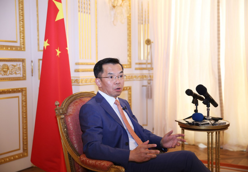 FRANCE-PARIS-NEW CHINESE EMBASSADOR-INTERVIEW