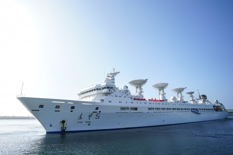 Nava de cercetare militară chineză a acostat în portul din Sri Lanka