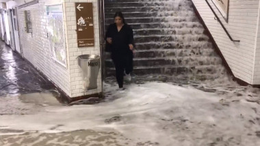 metrou inundat