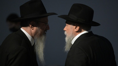 Berl Lazar, rabinul-șef al Rusiei, și Alexander Boroda, președintele Federației Comunităților Evreiești din Rusia