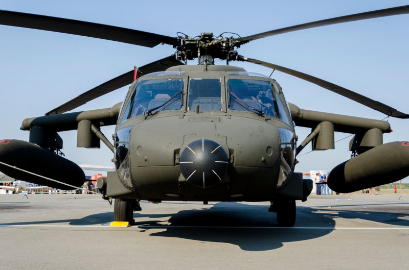 Sikorsky S-70a Black Hawk military helicopter